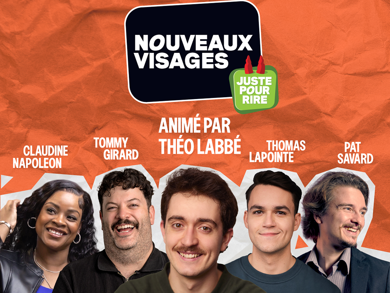 Nouveaux visages de l&rsquo;humour J.P.R
